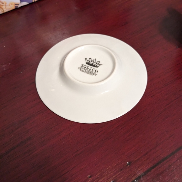 Espresso Set 12 Pieces NOS In Box Gold Black Porcelain Mini Coffee Cups & Saucer - Picture 11 of 16